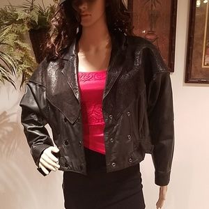 Vintage Leather Jacket size Small